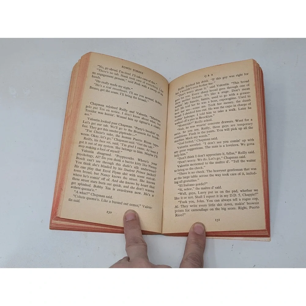 Q and A Q&A by Edwin Torres‎ First 1st Edition Vintage Paperback Book 1978 70s